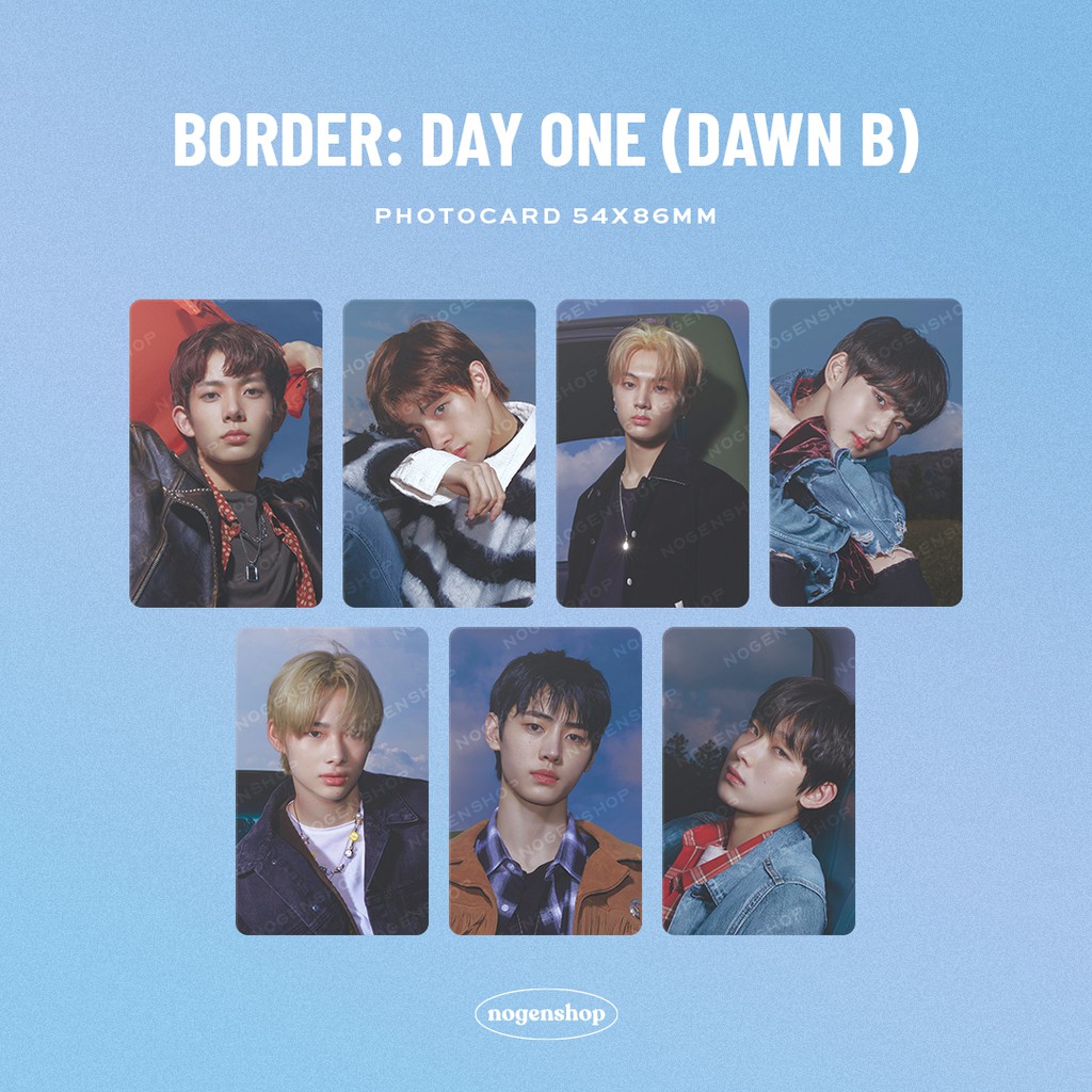 Photocard Enhypen Border Day One Dawn Ver Shopee Philippines