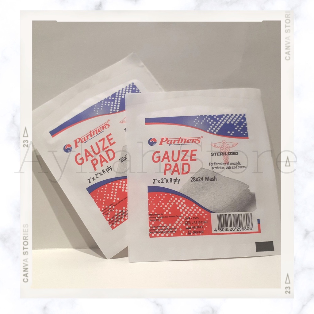 GAUZE PAD "2x2"x8 PLY Shopee Philippines