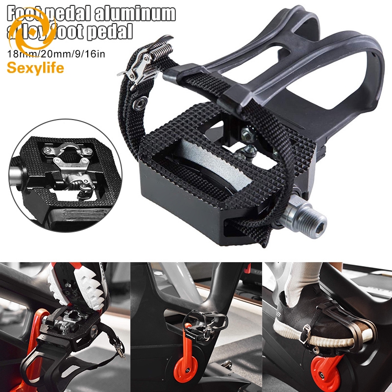spd pedal with toe cage