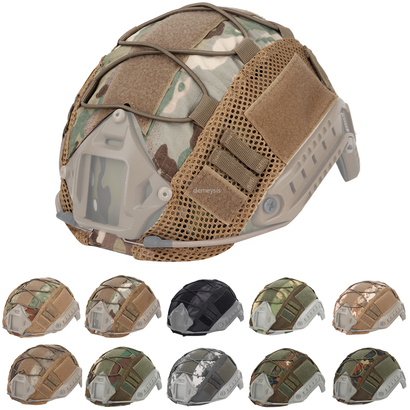 Blackr Outdoor Airsoft Paintball Tactical Gear Combat Fast Helmet Cover 