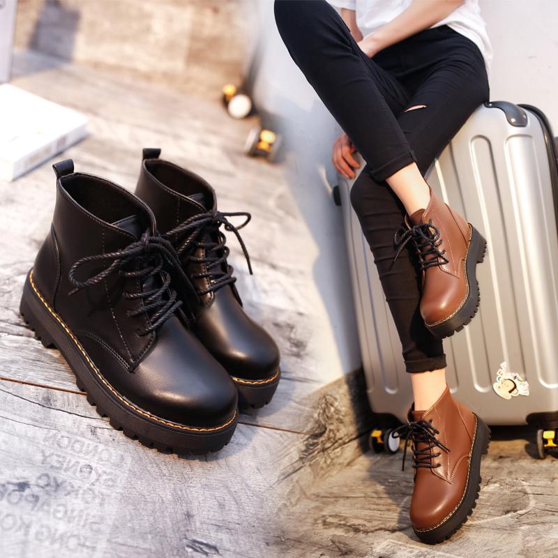 low heel womens combat boots