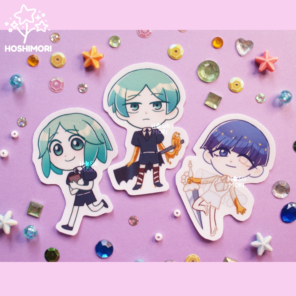 [SET] Houseki No Kuni / Land of the Lustrous Vinyl Waterproof Stickers ...