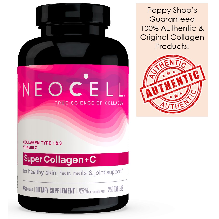 Neo Cell Super Collagen Type Plus C Tablets Bottle Of New Packaging Shopee Philippines