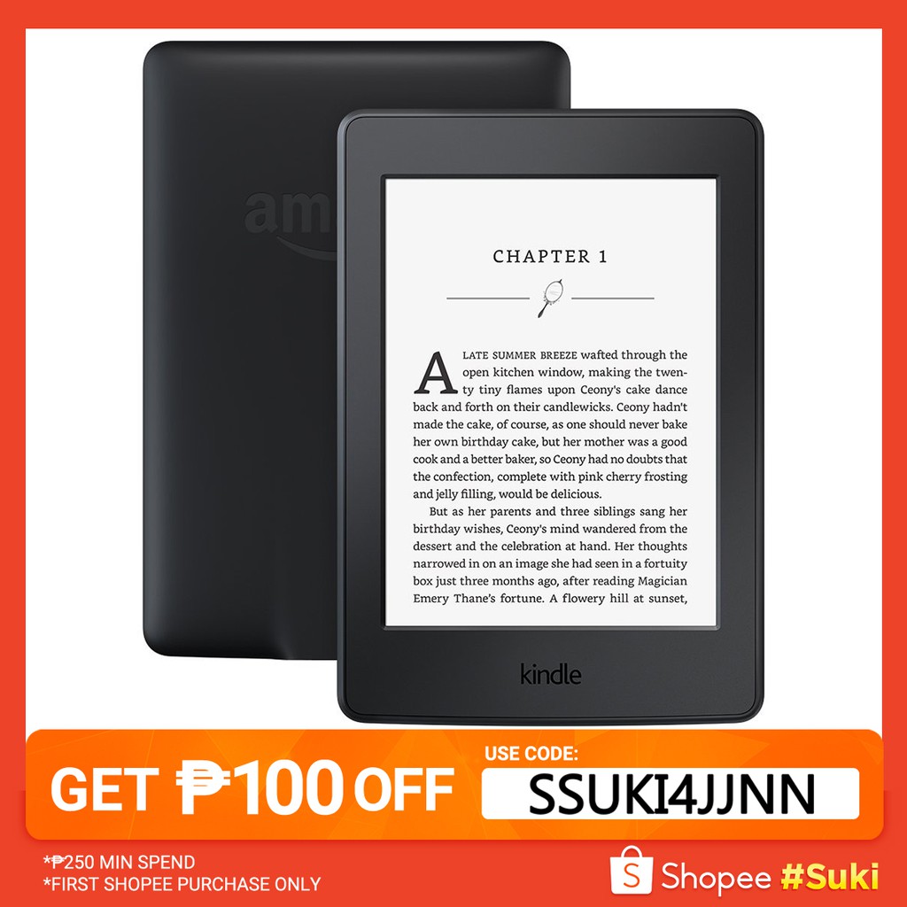 Kindle Paperwhite 2015 Ereader Black 6"Builtin Light WiFi Shopee Philippines