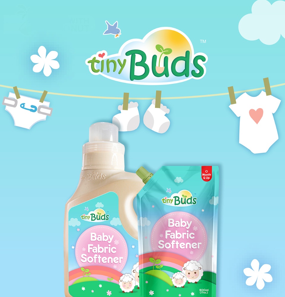 Tiny Buds Exclusive Baby Fabric Softener 850ml Buy 6 Get 1 FREE Full