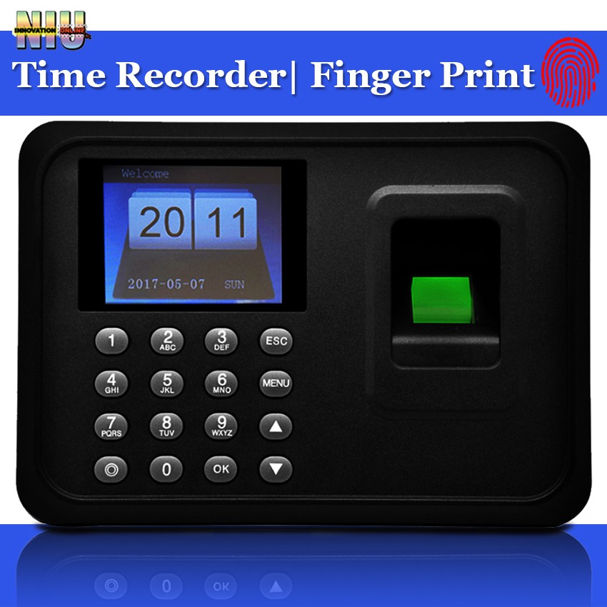 Stand Alone Biometric Fingerprint Clock Time Attendance Shopee Philippines