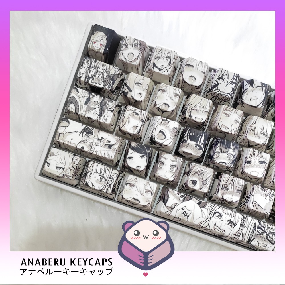 buy-5-get-1-ahegao-hentai-black-and-white-keycaps-price-per-piece-shopee-philippines