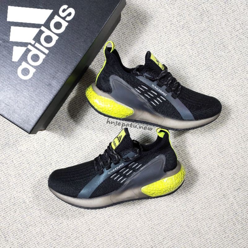 Bering Strait thermometer gravel Adidas ALPHABOUNCE 2021 BLACK VOLT REFLECTIVE RUNNING Shoes | Shopee  Philippines