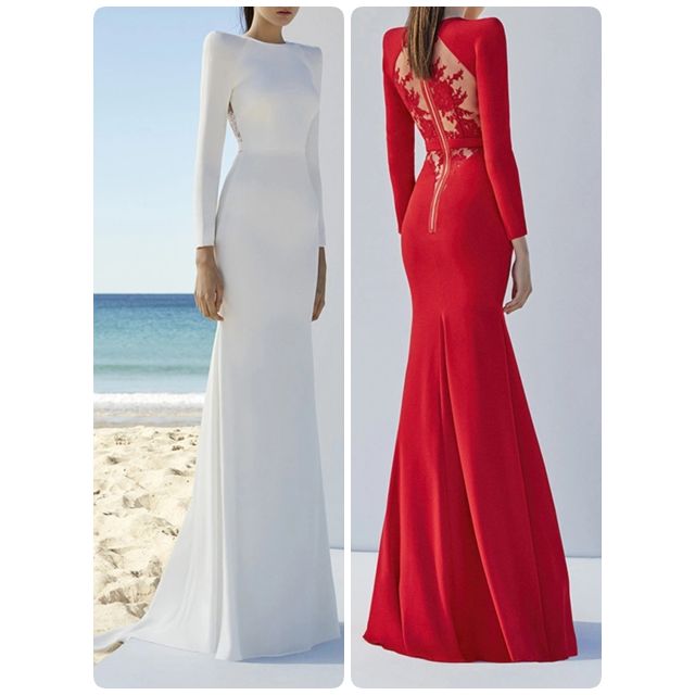 alex perry red gown