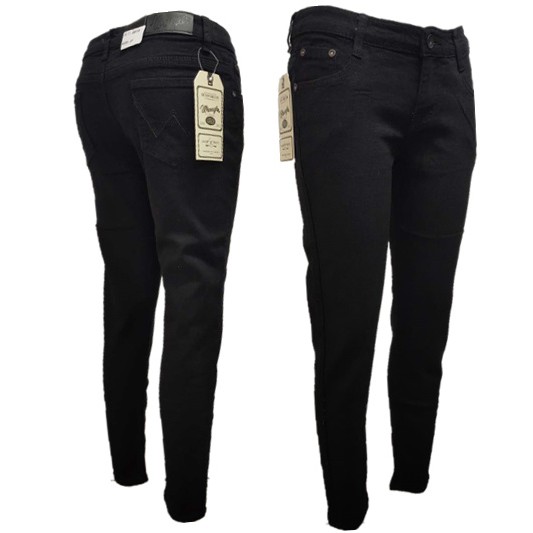 wrangler pants black