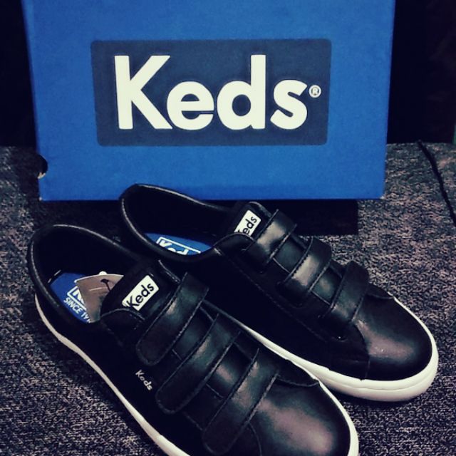 black keds leather