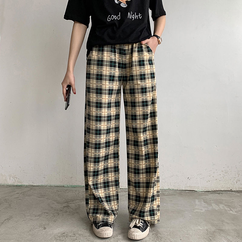 plaid trousers