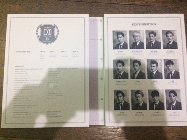 Exo S First Box Dvd Set Shopee Philippines