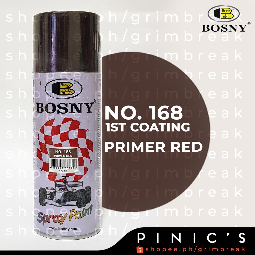 Bosny Primer Red (Other colors are available as well) Shopee Philippines