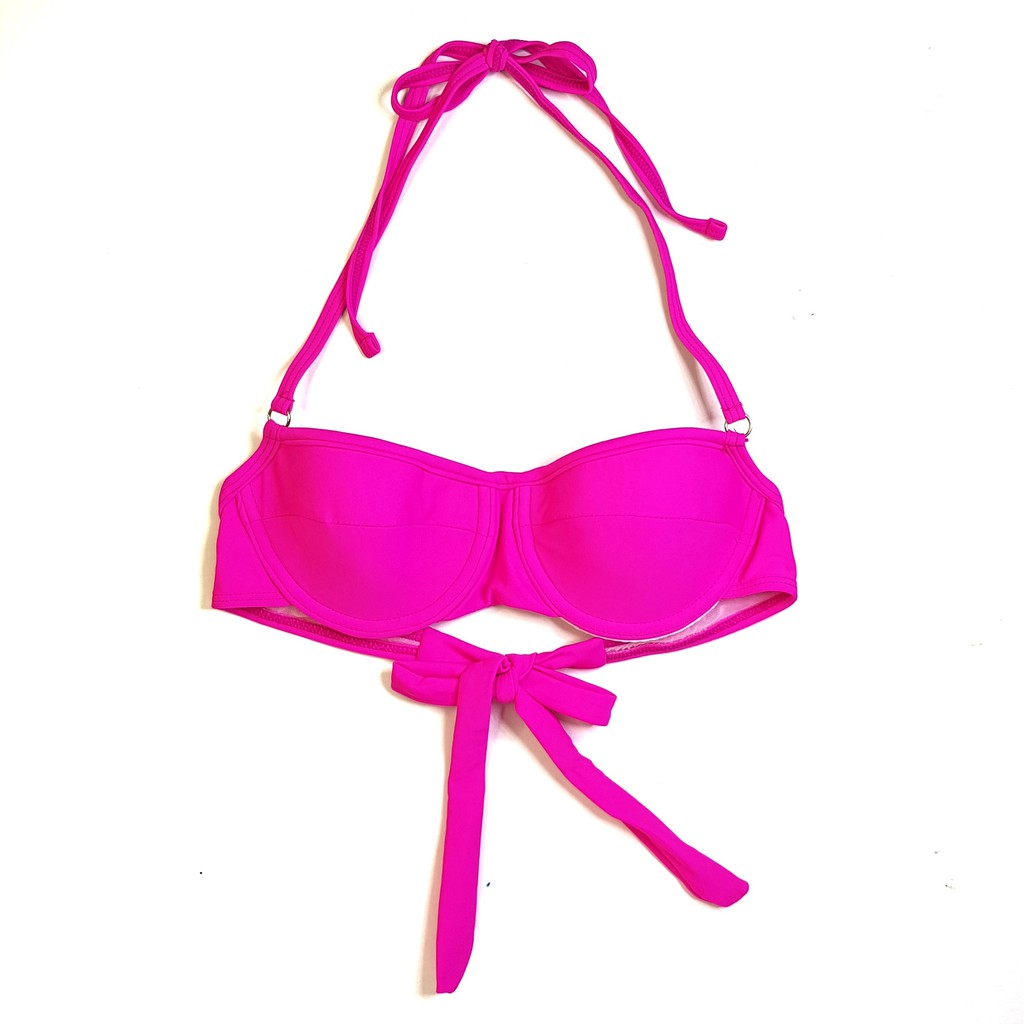 hot pink swimsuit top