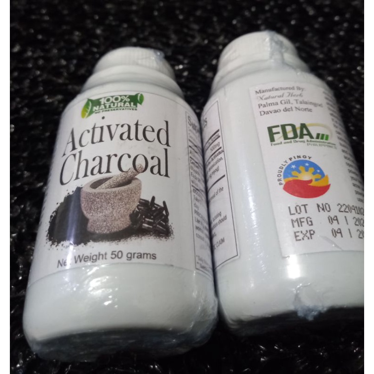 Activated charcoal capsule 100pcs Shopee Philippines