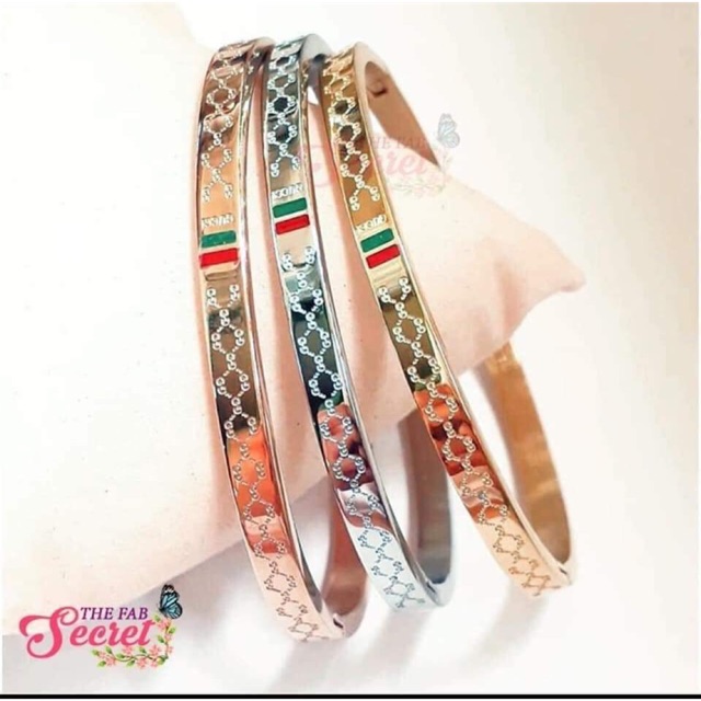 Gucci and Cartier bangles | Shopee 