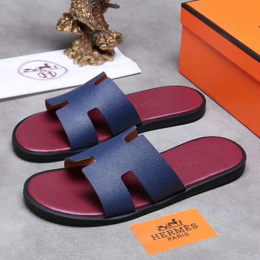 red hermes slides