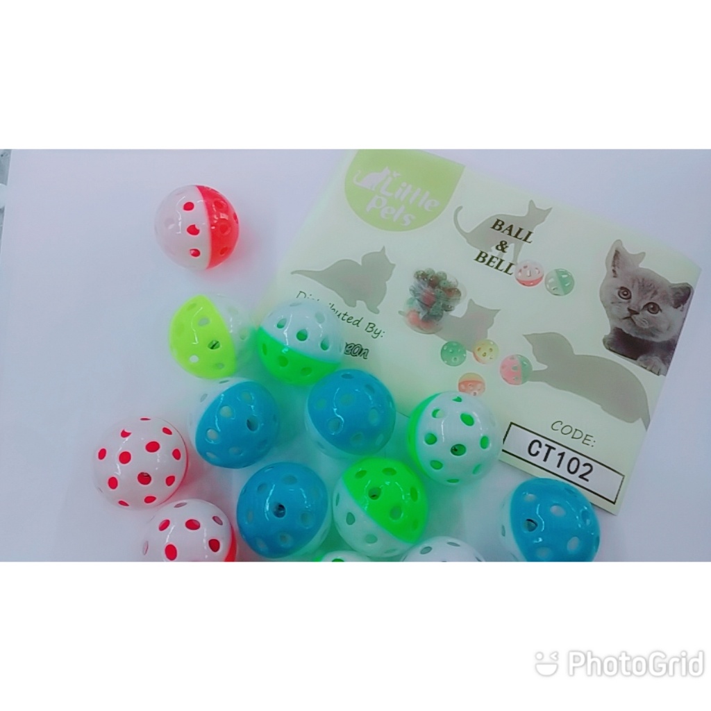 Colorful Cat Fun Bell Ball Toy Toy Cat Ball Bell Shopee Philippines