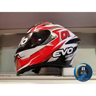 Evo Gt Pro Renegade One Blue Full Face Dual Visor Irridium Lense Shopee Philippines