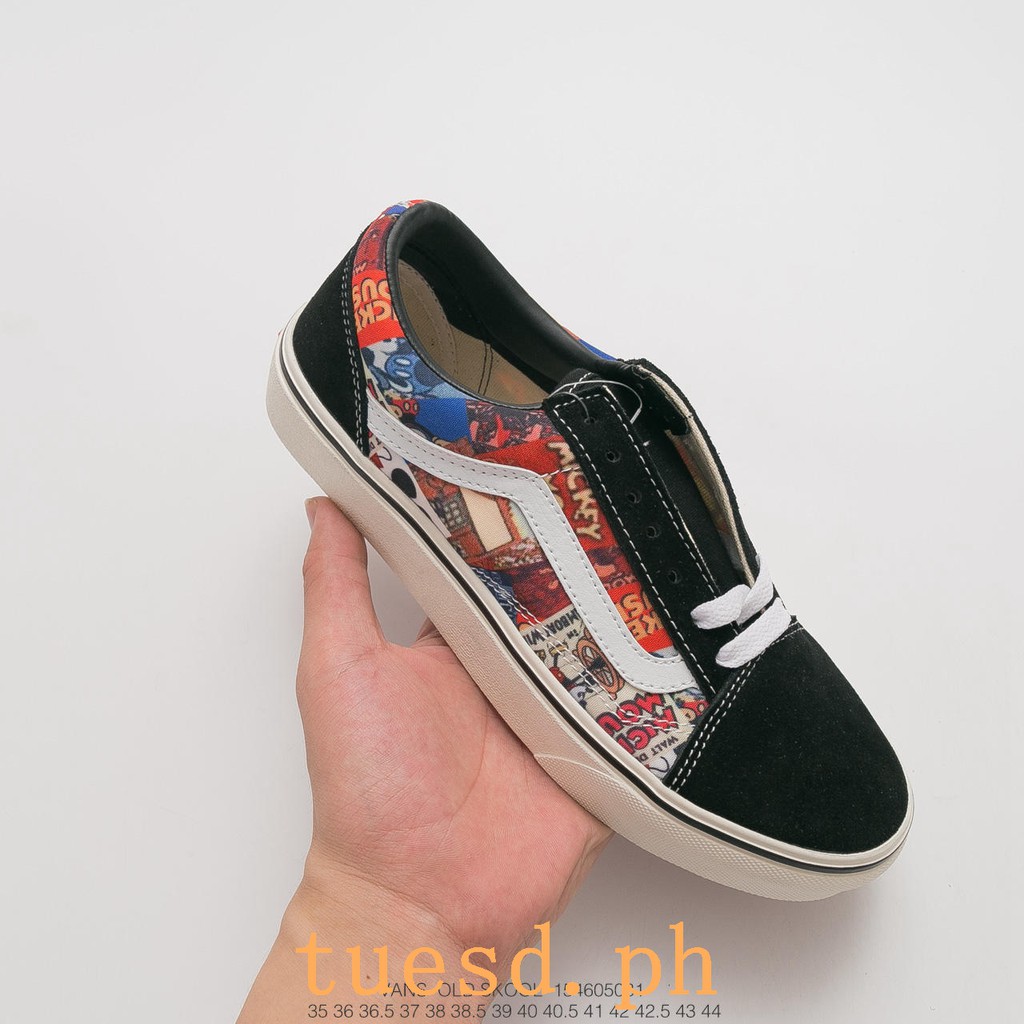 vans x disney mickey mouse's 90th authentic shoes