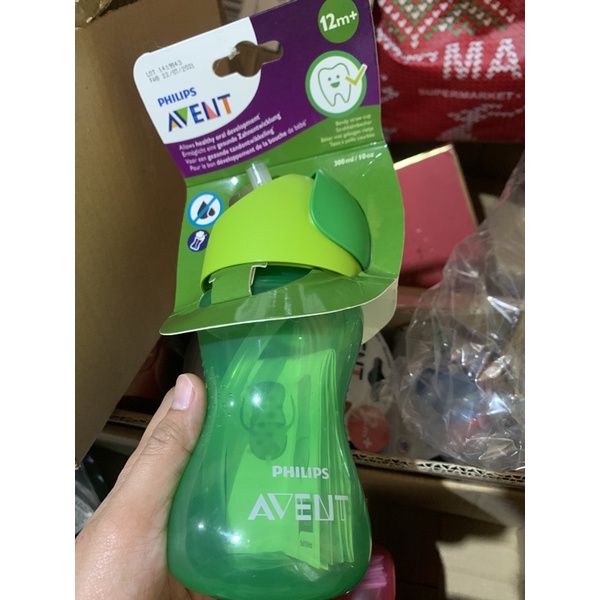 Philips Avent Bendy Straw Cup (Green) Shopee Philippines