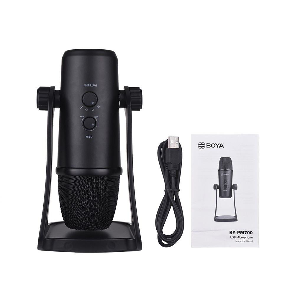 BOYA Professional Desktop USB Microphone Metal Computer Condenser