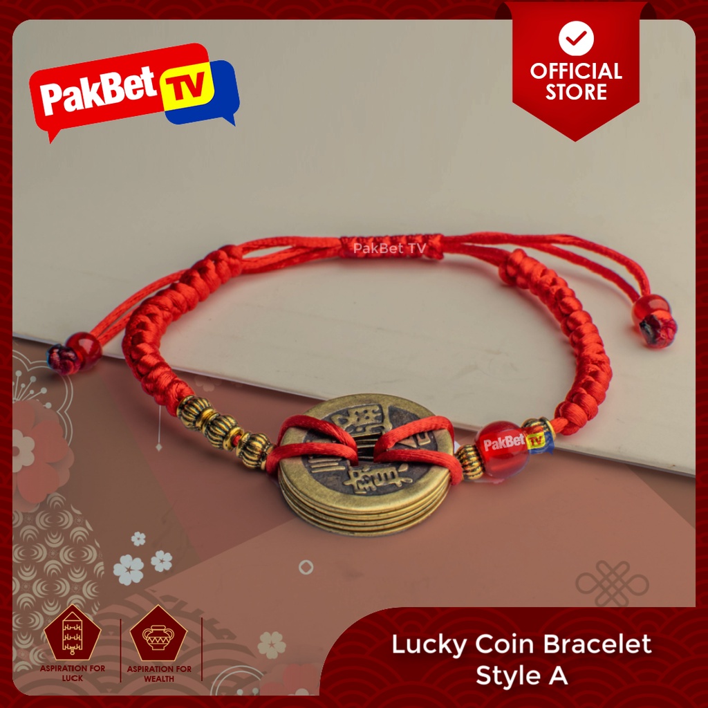 Lucky Coin Bracelet Adjustable Style A Feng Shui by PakBet TV