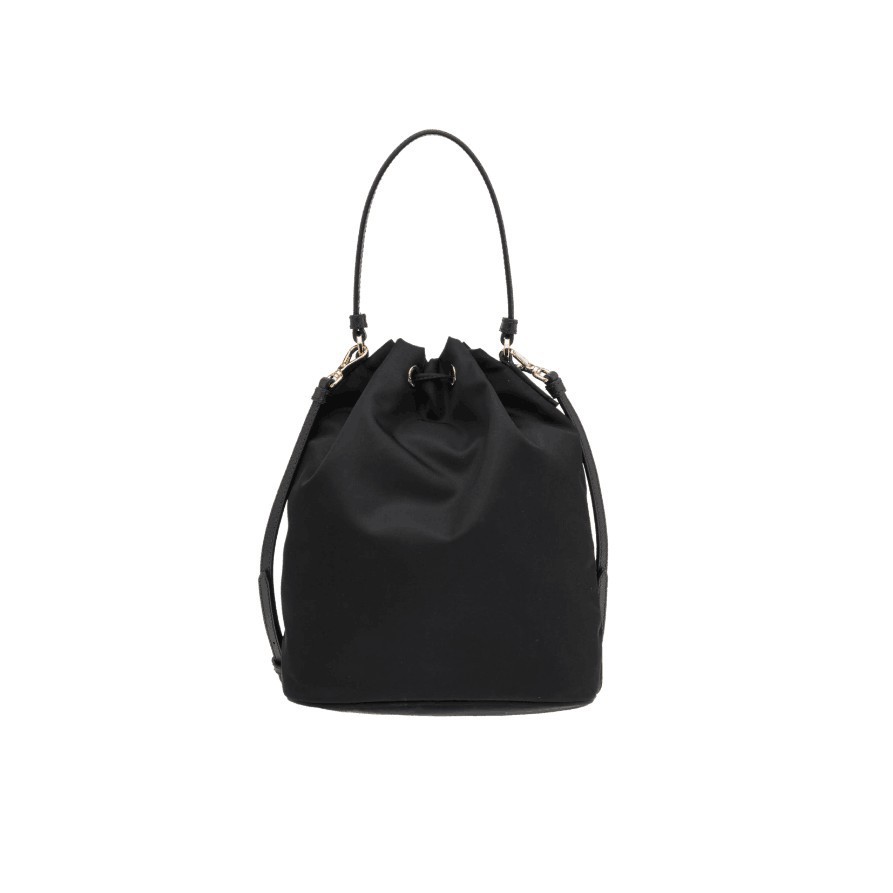 nylon tote with crossbody strap