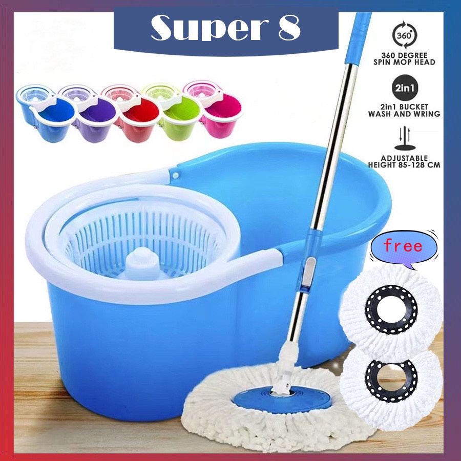 Magic Spin Mop With Spinner And Bucket Tornado Mop 360 Easy Microfiber