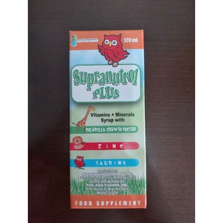 Supranutrol Plus 120mL Food Supplement/Vitamins for 1-12yrs old