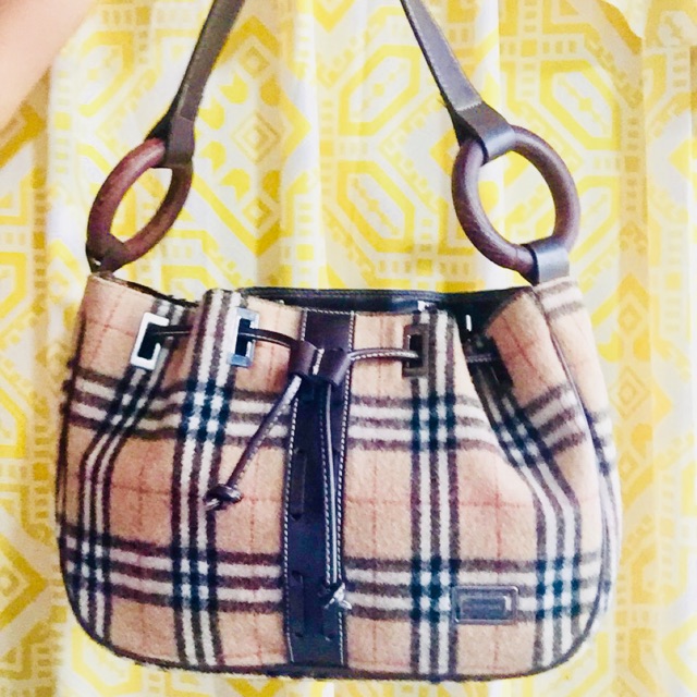 vintage burberry shoulder bag