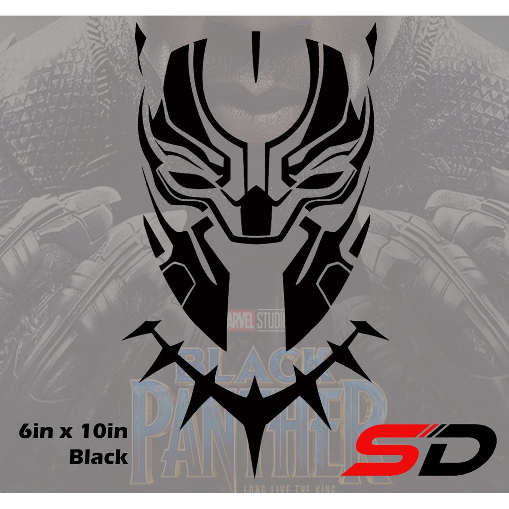Black Panther Vinyl Decal Sticker Prix De Gros La Broche Chaude éclate