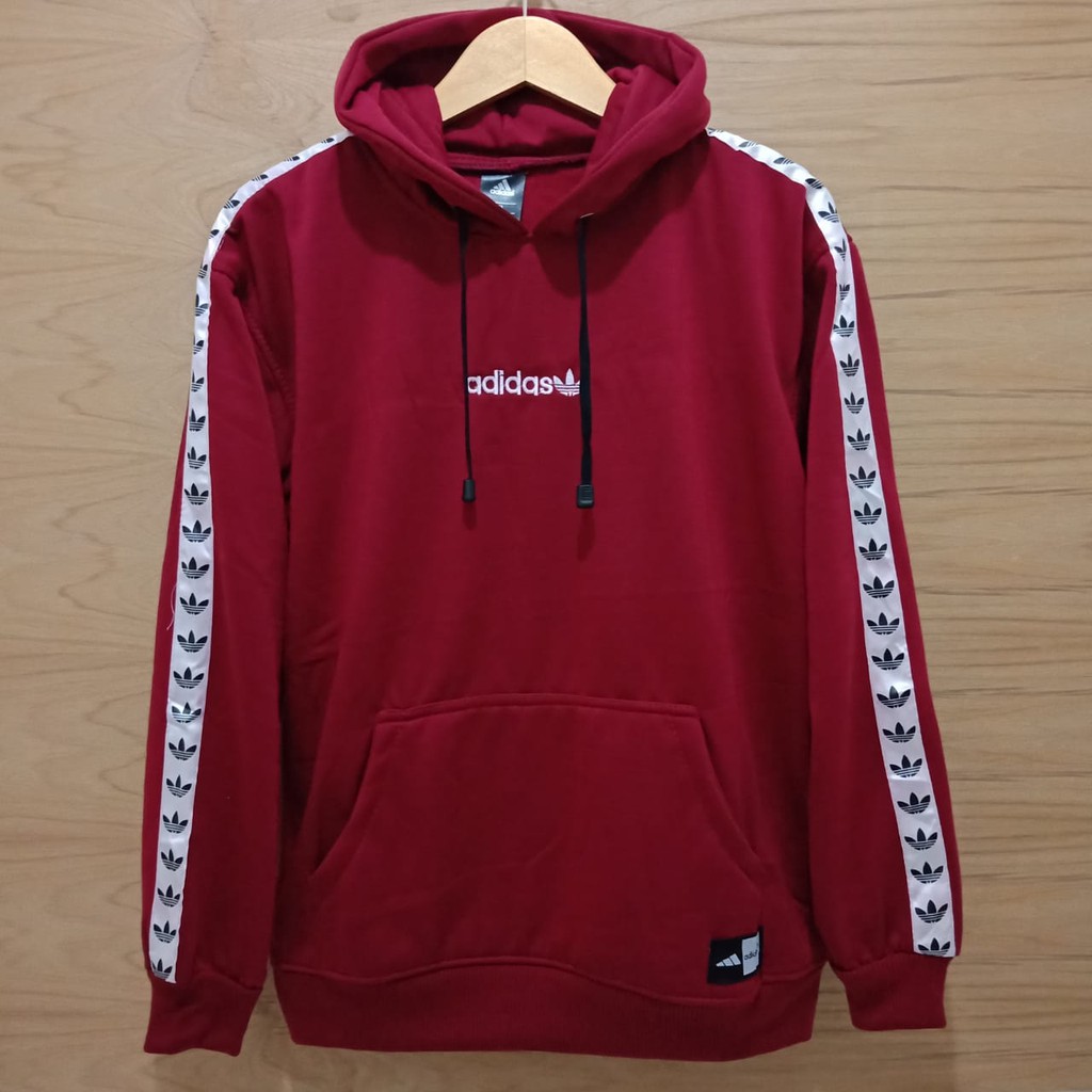 adidas jacket maroon