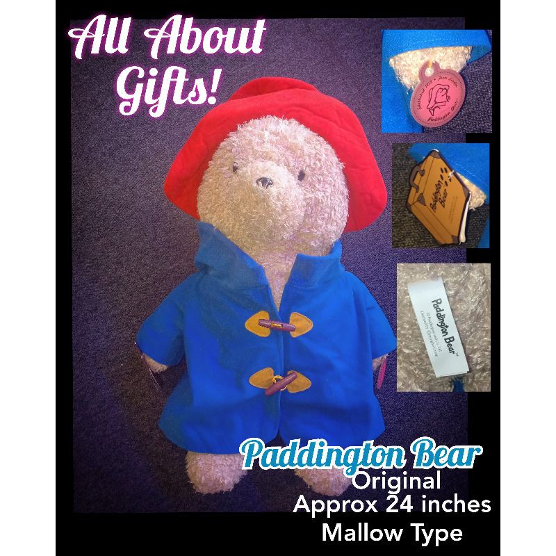 paddington bear stuffed animal