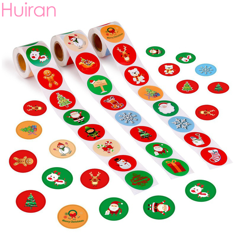 500pcs Merry Christmas Sealing Stickers Christmas Tree Elk Candy Bag Sealing Sticker Christmas Gifts Box Labels Decorations New Year Shopee Philippines