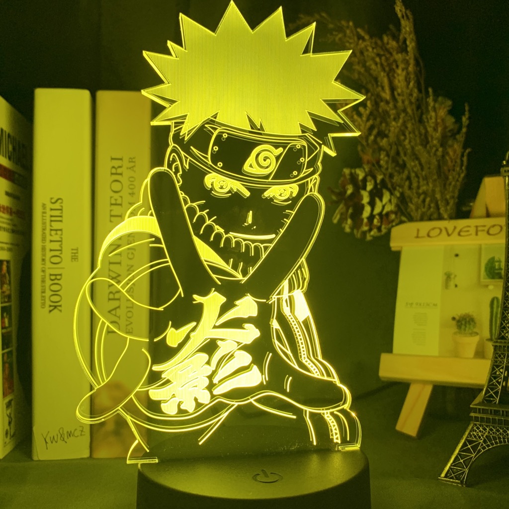 Details about   NARUTO Shippuden Kakashi 3D LED Night Light Touch Table Lamp Xams Gift  7 color