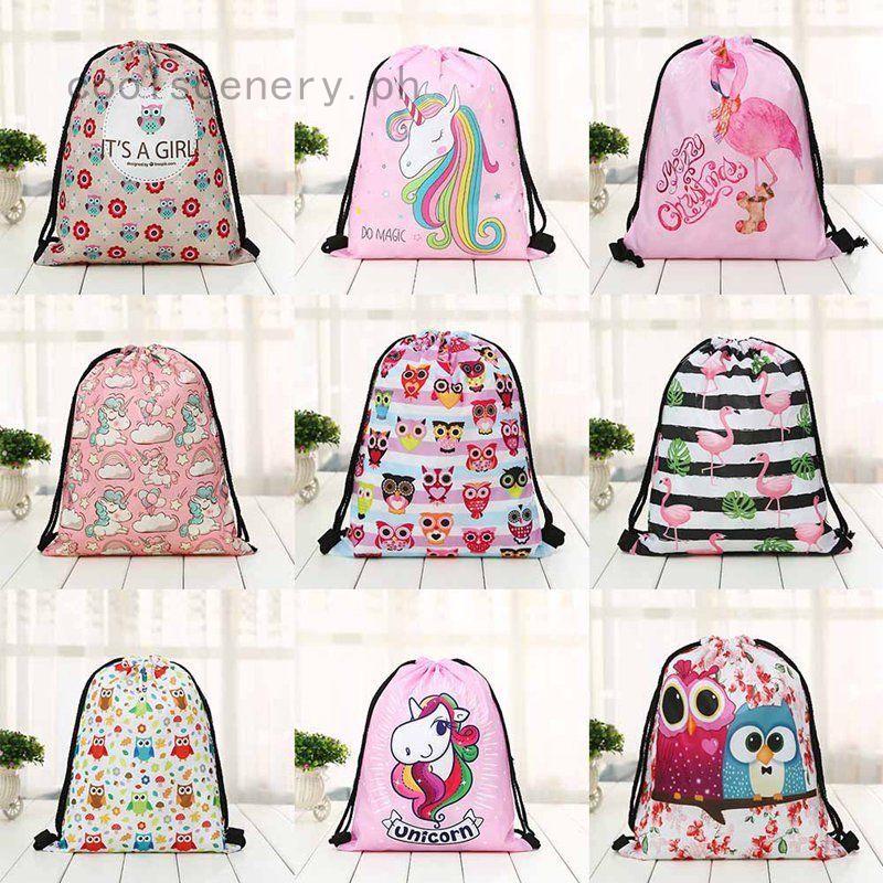 flamingo school bag