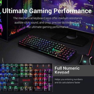 Redragon K551 RGB-BA Mechanical Gaming Value Combo RGB-BA ...