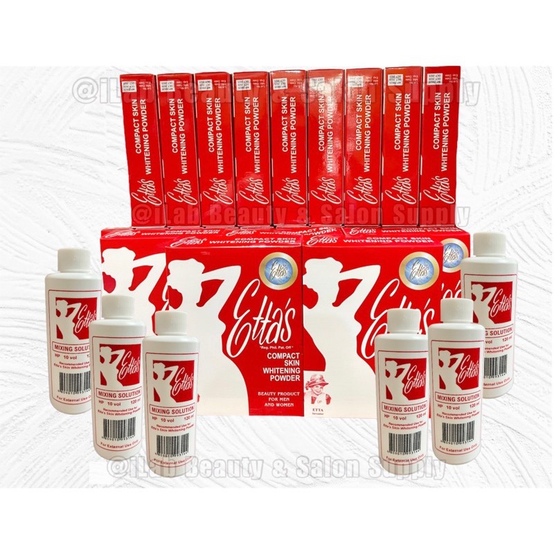 powder bleaching soap keratin bleaching powder Etta's Compact Skin