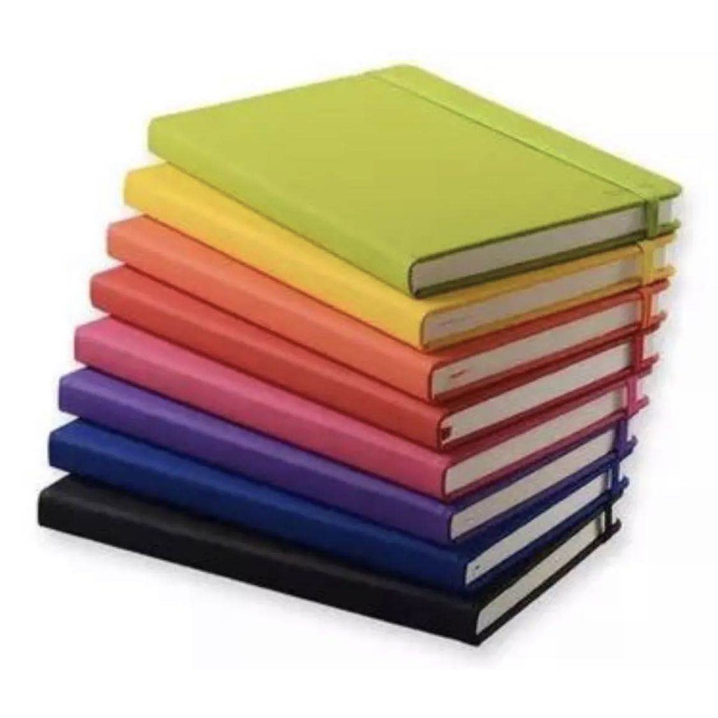 AS A5 Simple Plaincolor Office Notebook Hard Cover Notebook Creative