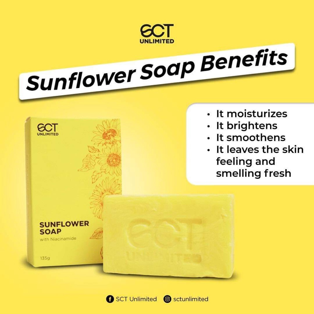 SCT UNLIMITED Sunflower Duo Soap Shopee Philippines