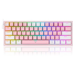 Redragon Fizz K617 RGB 61 Keys Mechanical Keyboard Removeable Red ...