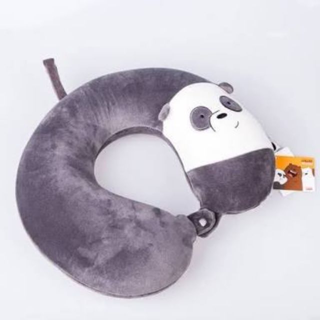 we bare bears neck pillow miniso