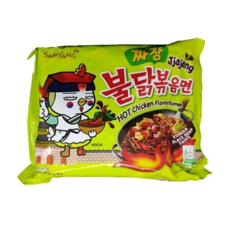 Samyang Green Jjang Hot Chicken Flavour Ramen Korean Instant Noodles