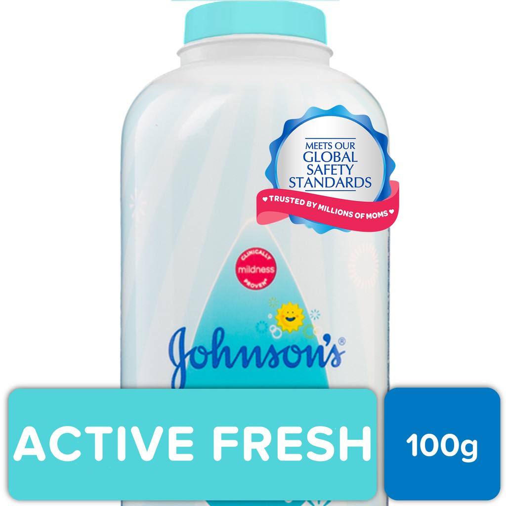 Johnson's Active Fresh Baby Powder 100g Shopee Philippines