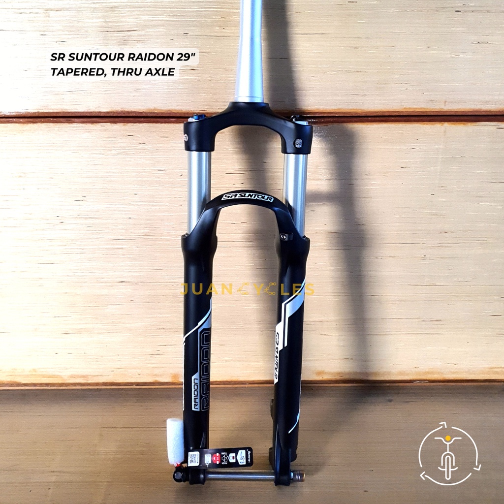 SR SUNTOUR AION35 EVO RLR-PCS Fork 27.5 Boost 1.5Tapered Remote QR 15 Glossy BK #VK1740