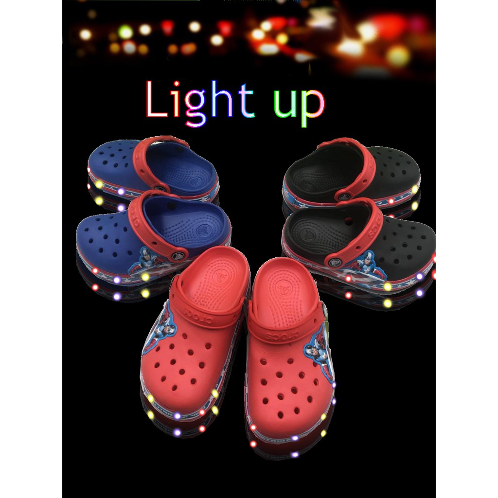 Crocs clog for boys \u0026 girls LED light 