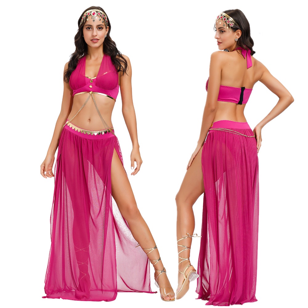 3pcs/Set Belly Dancing Costume Sets Egyption Egypt Belly Dance Costume Bollywood Costume Indian Dress Bellydance Dress #4