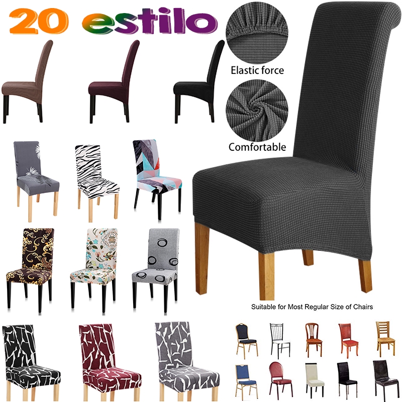 Dining Chair Covers Home Office Hotel 1//4//6pcs Stretch Seat Covers Home Decor